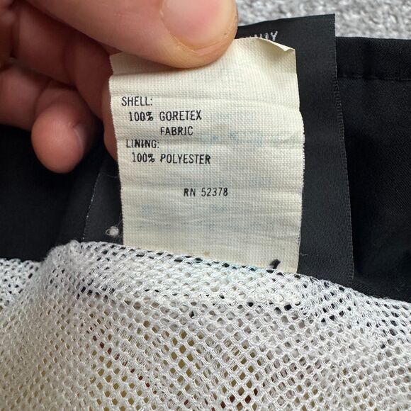 Vintage Bellwether Gore-tex Windbreaker Jacket Mens Large Blue Black Full Zip - Picture 13 of 16